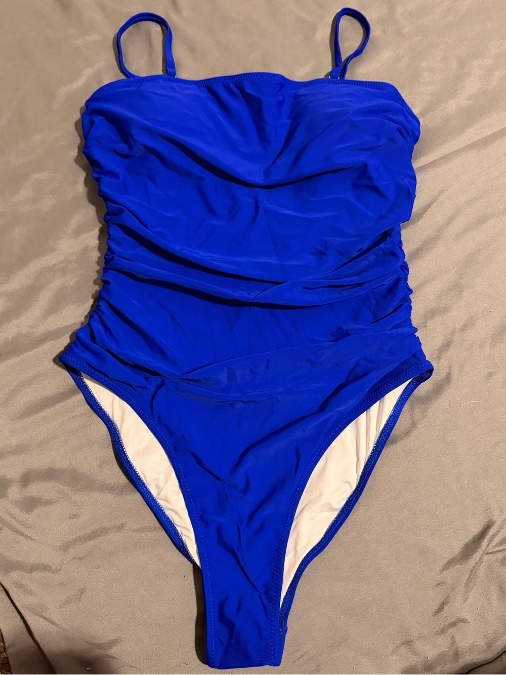 Girls' Royal Blue One-Piece Swimsuit